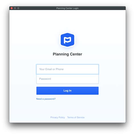 Center Login .